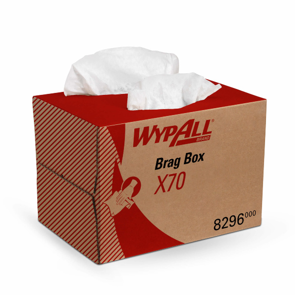 Салфетки Wypall X70- коробке BRAG* / Белый
