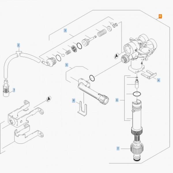 Помпа в сборе, K2 [7]