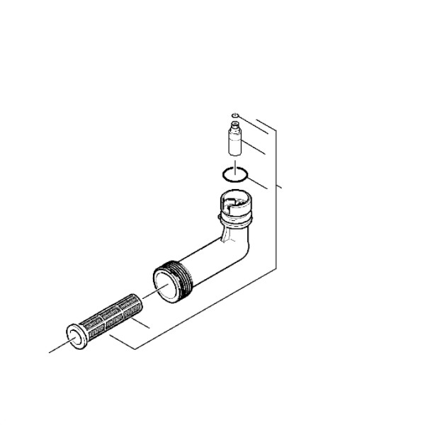 Входной патрубок с обратным клапаном, K2