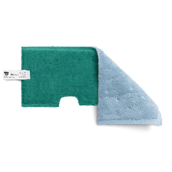 Моп двухсторонний, микрофибра, для гладких поверхностей, повышенной впитываемости, зеленый