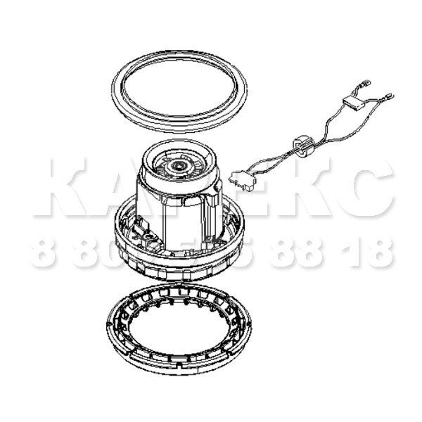 Вакуум-мотор 1600 Вт