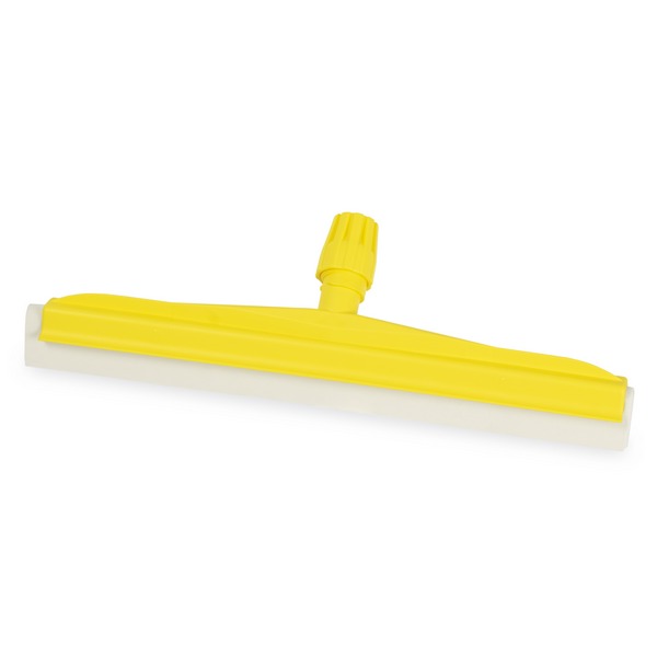 Гигиеничный сгон для пола с двойным лезвием, 450 мм, жёлтый