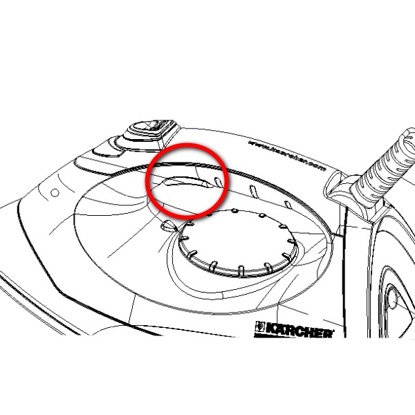 Нижняя кнопка для утюга I 6006
