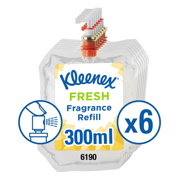 Освежитель воздуха KLEENEX® Аромат Fresh - Сменный блок / Прозрачный /300 ml