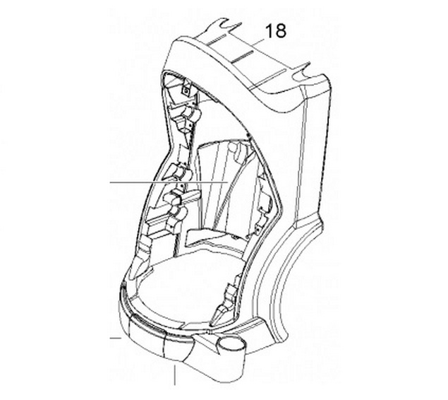 Передняя часть рамы корпуса HD