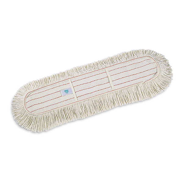 Моп для сухой уборки с кармашками, 40 см, хлопок, с прошивкой