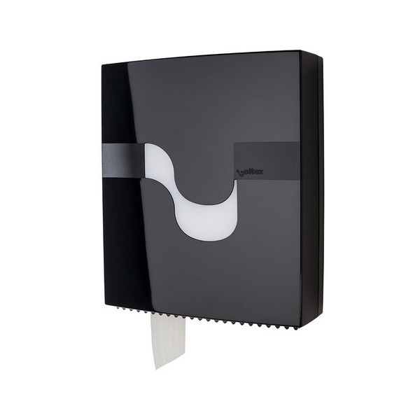 Диспенсер Megamini для туалетной бумаги в рулонах Maxi Jumbo, черный