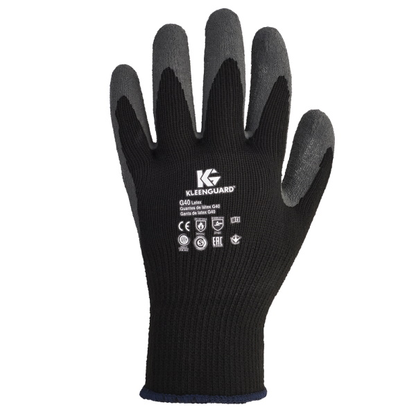 Перчатки  KleenGuard® G60 Endurapro™ , стойкие к порезам (5 уровень) - Индивидуальный дизайн для левой и правой руки / Серый и черный /
