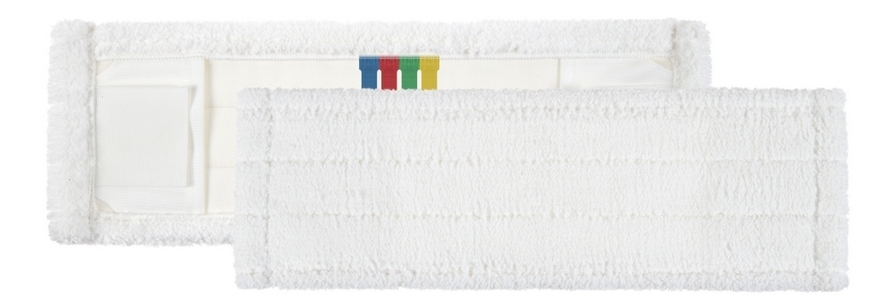 Моп Soft Pro Wet Disinfection, белый, микрофибра, 40 см, под карман и универсальное крепление