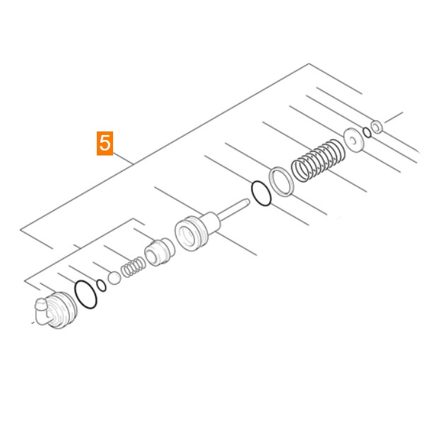 Поршень в сборе, K3