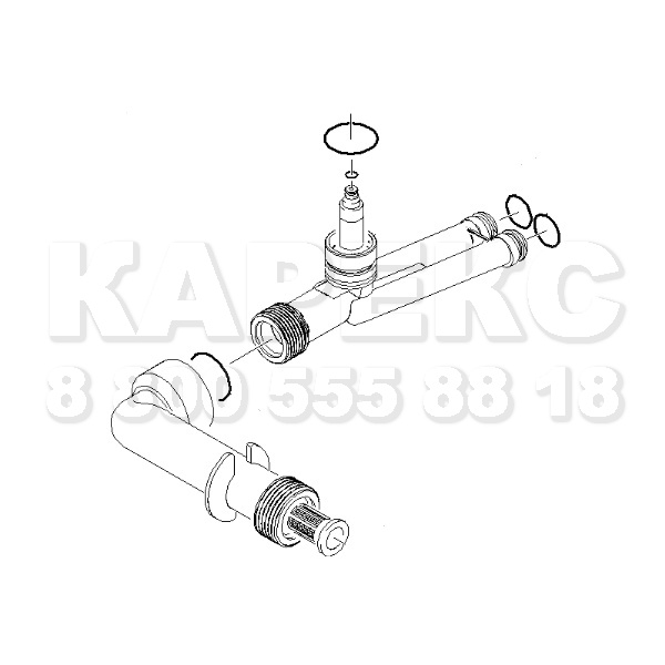 Комплект патрубков, K3-K4