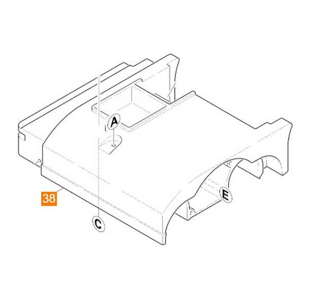 Корпус щеточной головки