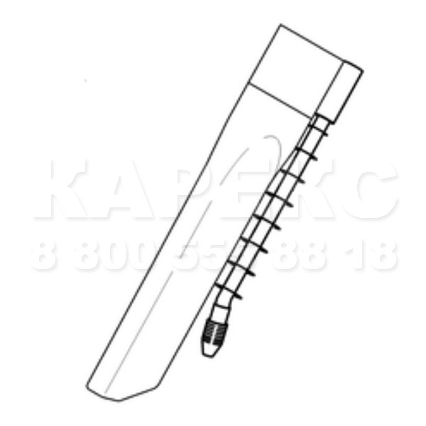 Насадка щелевая с точечным соплом к паропылесосам SV 1802, SV 1902