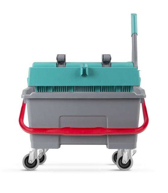 Ведро TriPress Pro 25л, с защелкивающейся ручкой, рычажным отжимом для системы Trilogy с колёсами