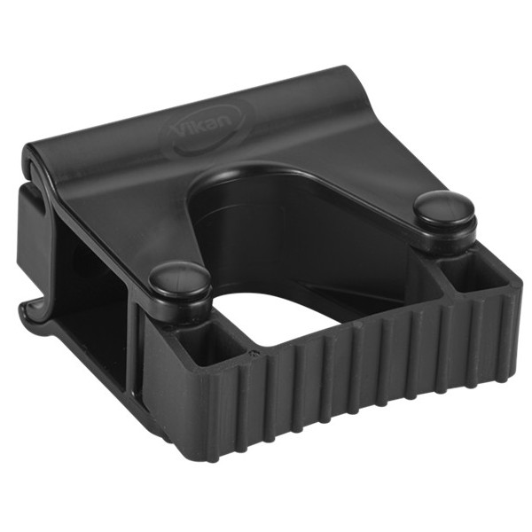 Крепление настенное гигиеничное и зажим, 83 мм, чёрное