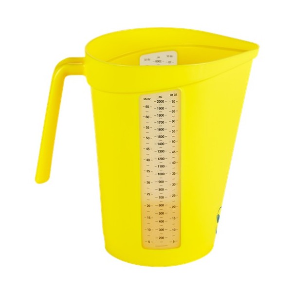 Кувшин мерный, 2 л, жёлтый
