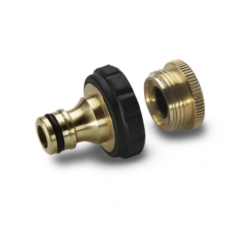 штуцер латунный резьбовой G3/4 с переходной муфтой G1/2