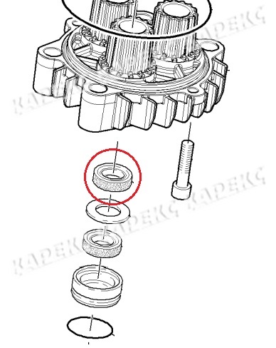 Сальник 16 х 24 х 7