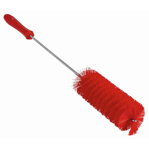 Ерш для чистки труб, Ø50 мм, 510 мм, средний ворс, красный