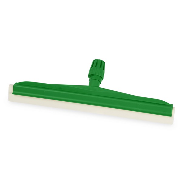 Гигиеничный сгон для пола с двойным лезвием, 450 мм, зелёный
