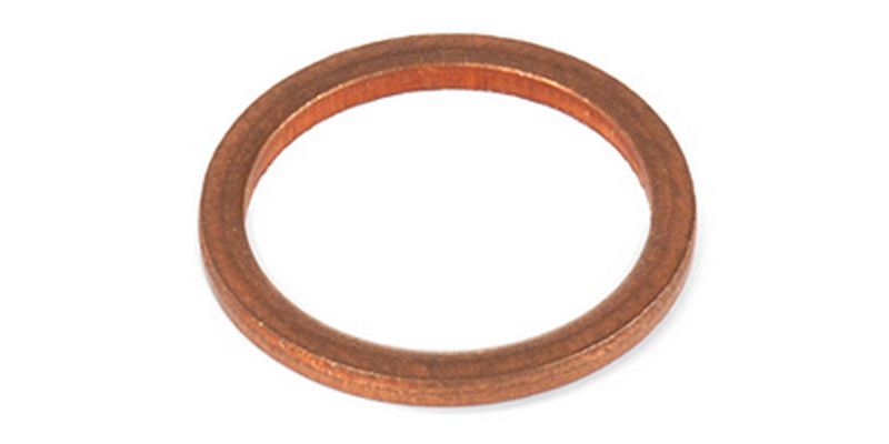 Кольцо медное 14x18