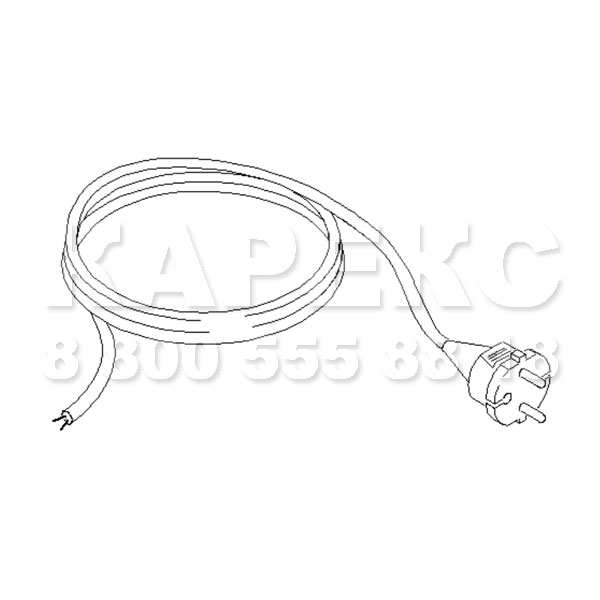 Кабель с вилкой K, SE