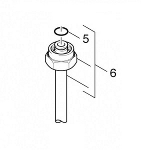  ПАТРУБОК ВЫСОКОГО ДАВЛЕНИЯ HD 1090