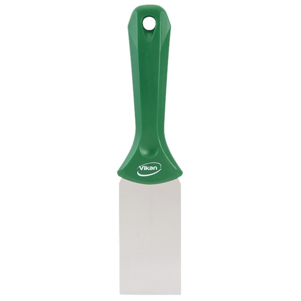 Скребок из нержавеющей стали, 50 мм, зеленый