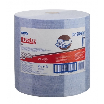 Протирочные салфетки WYPALL* X90- Большой рулон / Синий