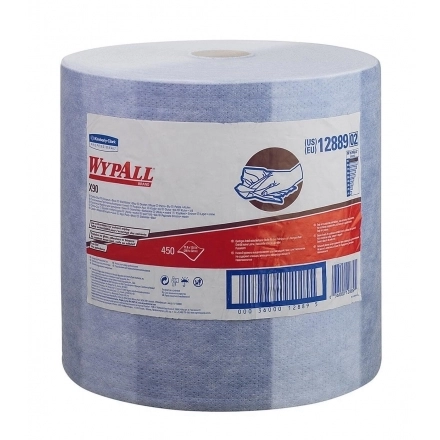 Протирочные салфетки WYPALL* X90- Большой рулон / Синий