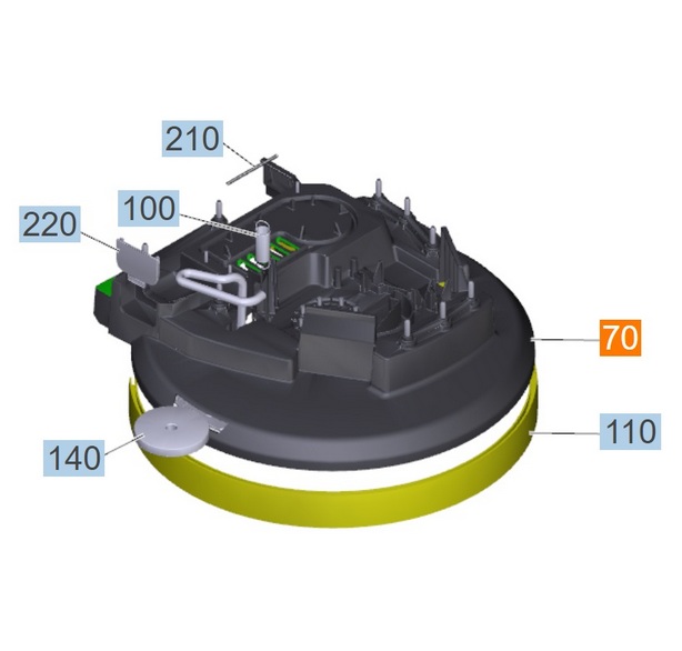 КРЫШКА ЩЕТКИ D 51
