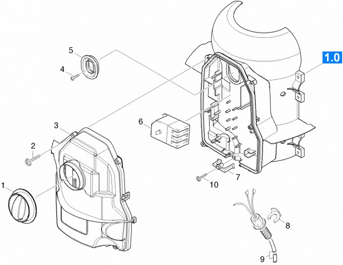 КРЫШКА ЭЛЕКТРИЧЕСКОЙ КОРОБКИ
