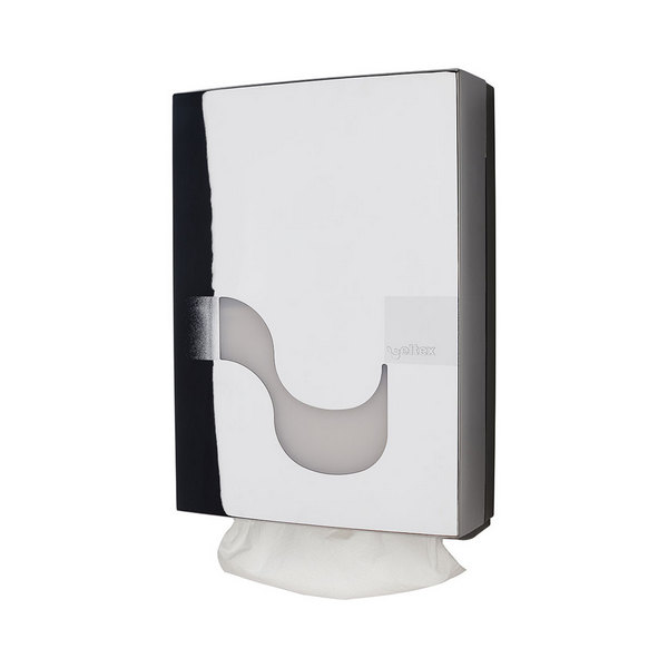 Диспенсер Megamini Crome Slim для для складных полотенец для рук, хромированный