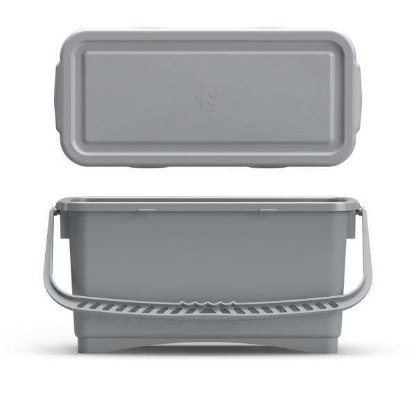 Ведро с герметичной крышкой Hermetic, 20 л., серое