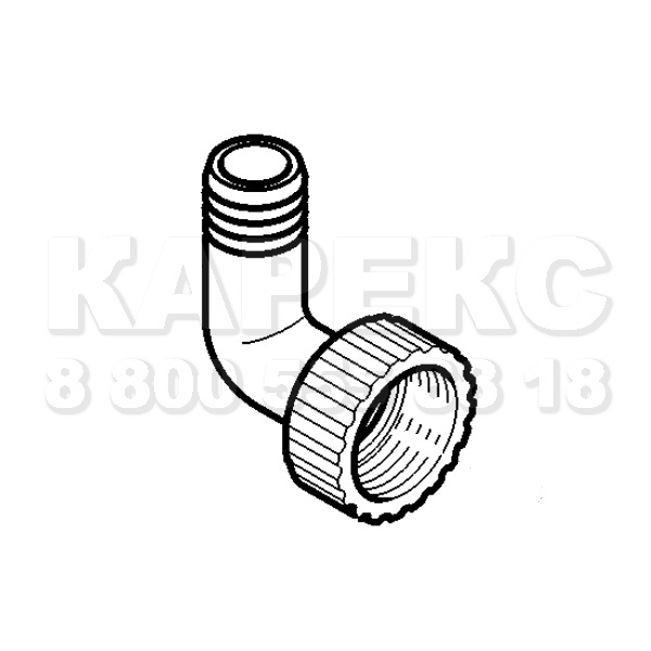 Штуцер угловой SCP, SDP