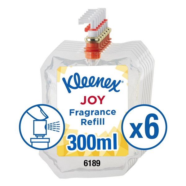 Освежитель воздуха KLEENEX® Аромат Joy - Сменный блок / Прозрачный /300 ml
