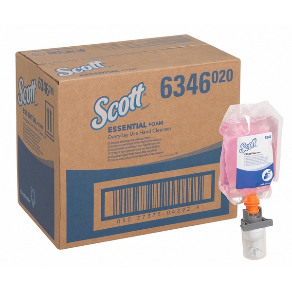 Пенное мыло для рук в кассетах Scott Essential (12 кассет x 0,2 литра)