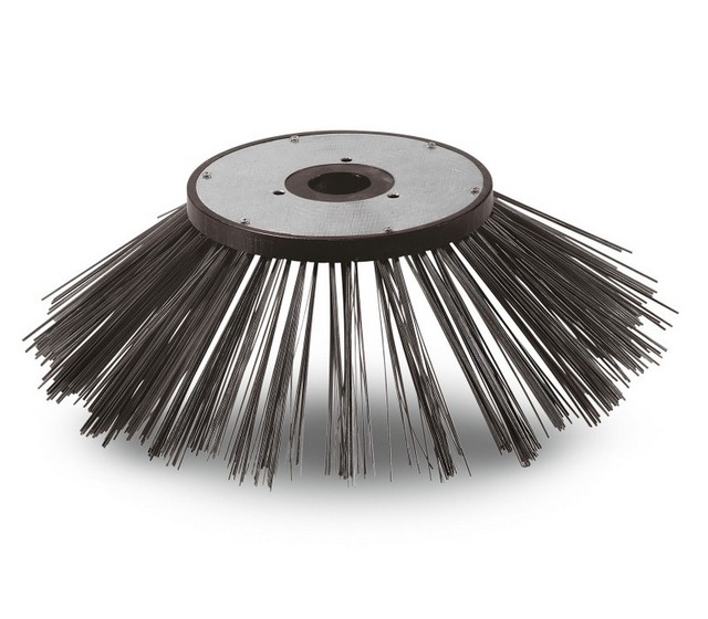 Боковая щетка со стальной щетиной, 550 мм