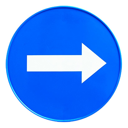 Табличка  «Стрелка направления движения»