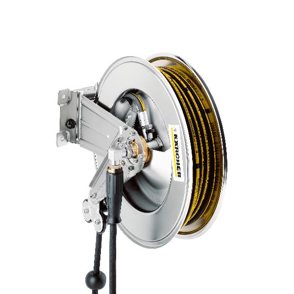 Автоматический барабан для шланга с поворотным кронштейном