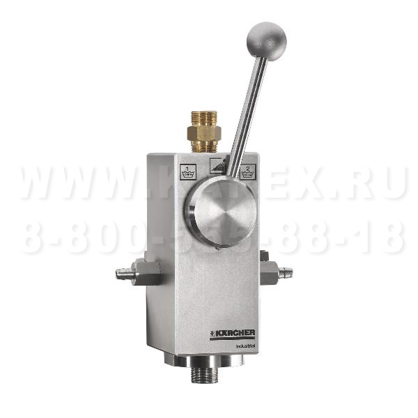 Дозатор в сборе, 2-канальный, из нерж. стали