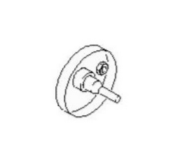 Полуось щетки BR 530, BR 550, BR 53/40 W.