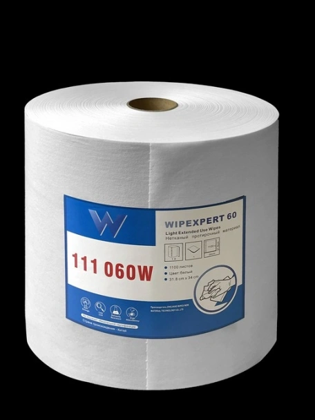 Протирочный материал Wipexpert X 60 в рулоне, белый, 1100 листов