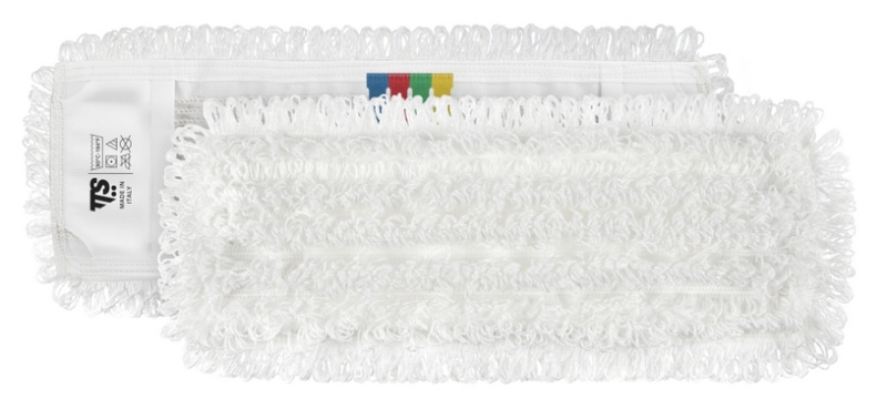 Моп Tuft Microriccio Wet Disinfection с карманами, микрофибра белый 40*13