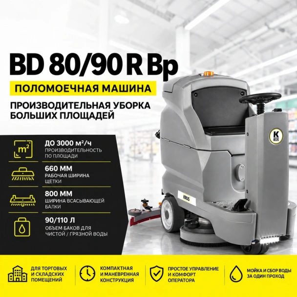 Поломоечная машина BD 80/90 R Bp