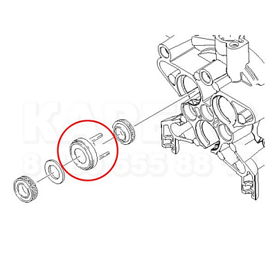 Шайба упорная на стойках