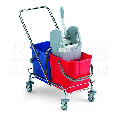 Уборочная тележка Roll 50, двухведерная