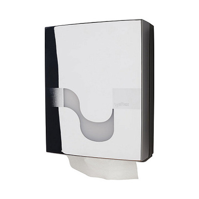 Диспенсер Megamini Crome для для складных полотенец для рук, хромированный