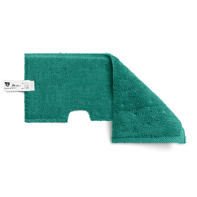 Моп двухсторонний, микрофибра, для гладких поверхностей, повышенной впитываемости, зеленый