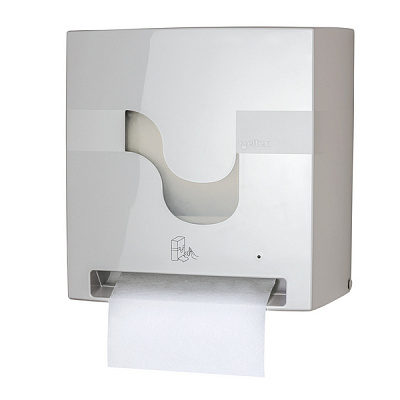 Диспенсер Megamini E-Control Battery для рулонных полотенец для рук сенсорный, белый